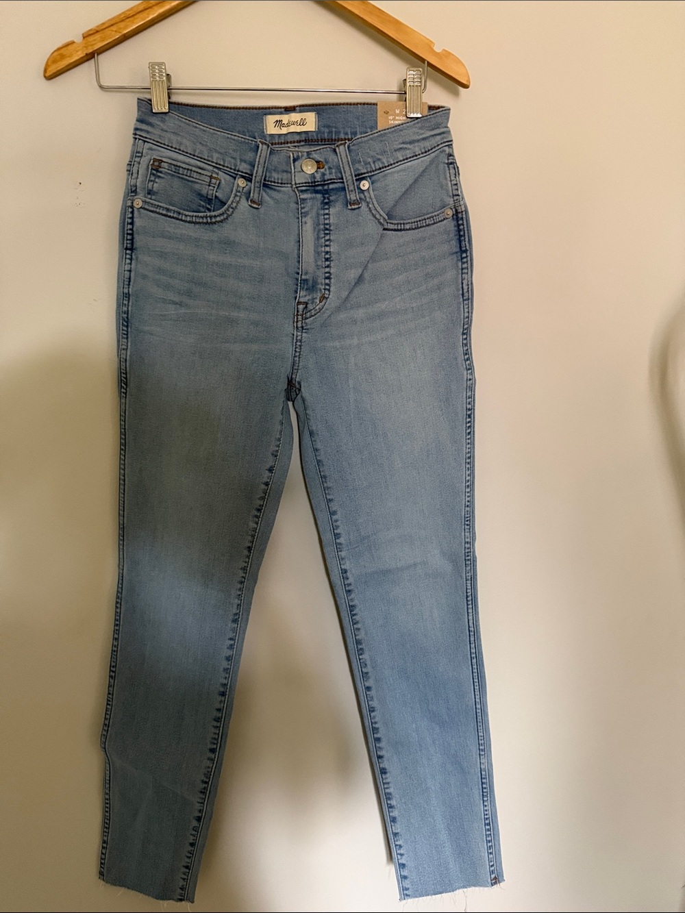 Madewell Light Blue Skinny High-Rise Jeans